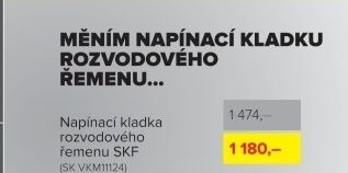 Napínací kladka rozvodového řemenu SKF