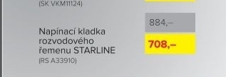 Napínací kladka rozvodového řemenu Starline
