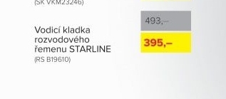 Vodicí kladka rozvodového řemenu Starline