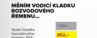 Vodicí kladka rozvodového řemenu SKF