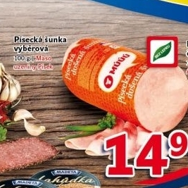 Šunka výběrová písecká Maso uzeniny Písek