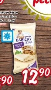 Těsto listové mražené Dobroty babičky Kláry