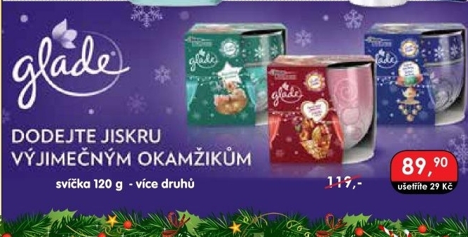 Vonná svíčka Glade by Brise