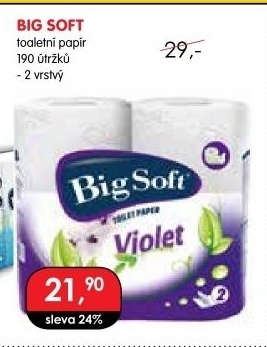 Toaletní papír 2vrstvý Big Soft