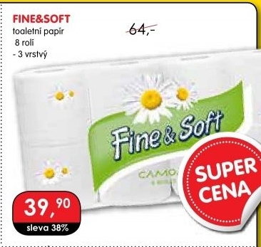 Toaletní papír 3vrstvý Fine&amp