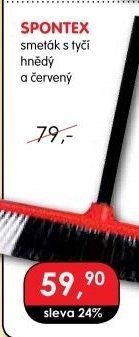 Smeták s tyčí Spontex