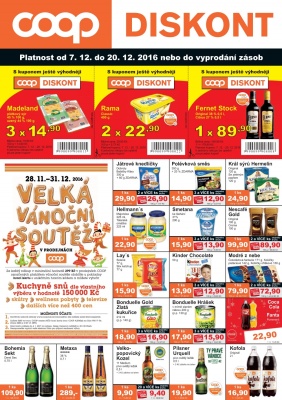 akční leták COOP 7.12.2016-20.12.2016