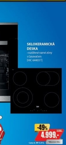 HIC 64403 T VARNÁ DESKA SKL.BEKO