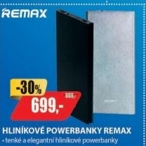 PowerPlus Slim 10000mAh Stříbrná   REMAX