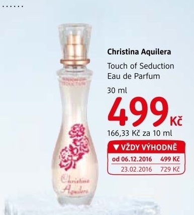 Parfémovaná voda dámská Touch of Seduction Christina Aguilera