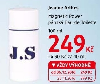 Toaletní voda pánská Magnetic Power Jeanne Arthes