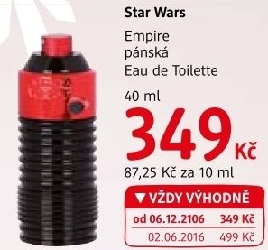 Toaletní voda pánská Empire Star Wars