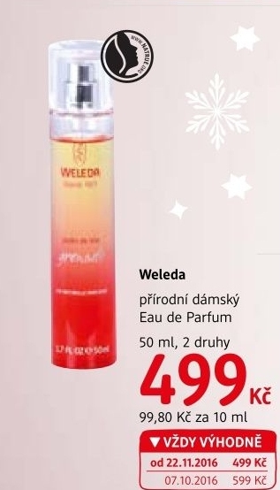 Parfémovaná voda Weleda