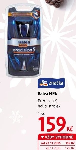 Holicí strojek pánský Precision 5 Power Men Balea
