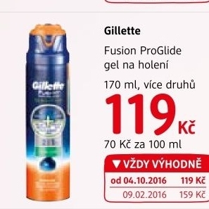 Gel na holení pánský Proglide Fusion Gillette