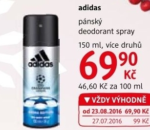 Deodorant sprej Adidas