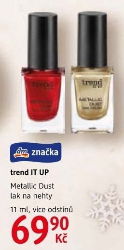 Lak na nehty Metallic dust Trend IT UP