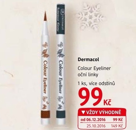Oční linky ve fixu Colour Eyeliner Dermacol