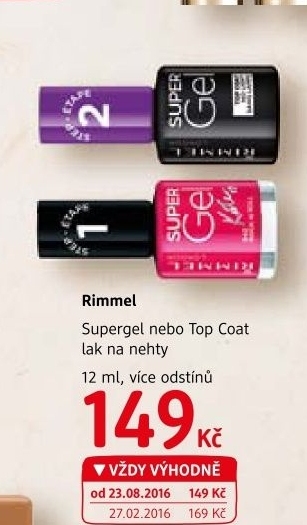 Lak na nehty SuperGel Rimmel