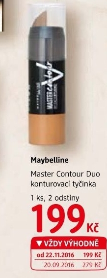 Konturovací tyčinka Master Contour Duostick Maybelline