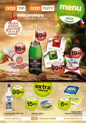 akční leták COOP 7.12.2016-20.12.2016