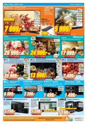 akční leták Expert elektro 8.12.2016-14.12.2016