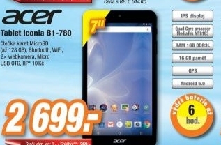 ACER Iconia B1-780-K4F3/Android
