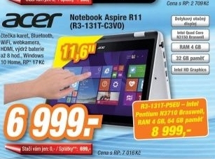 ACER Aspire R11 (R3-131T-P5EU)/WIN10