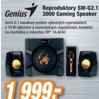 GENIUS SW-G2.1 3000 Gaming Speaker