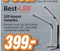 Best-Led lampa čern.BL-F3265-B-5-NW