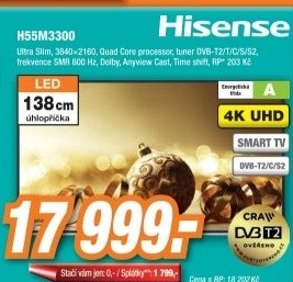HISENSE H55M3300