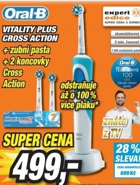 ORAL-B Vitality Plus Cross action