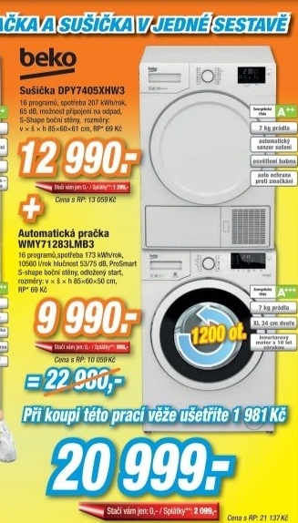 BEKO WMY 71283 LMB3+DPY 7405 XHW3