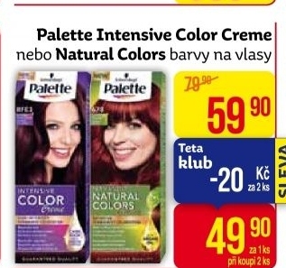 Barva na vlasy Intensive Color Creme Palette Schwarzkopf