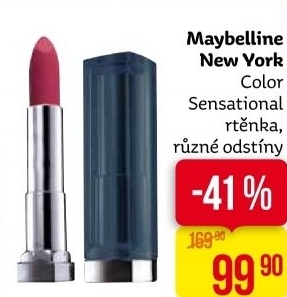 Rtěnka Color Sensational Maybelline