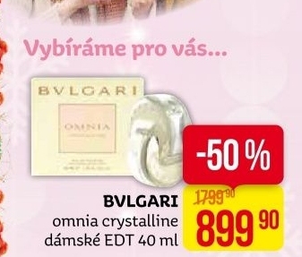 Toaletní voda dámská Omnia Crystalline Bvlgari