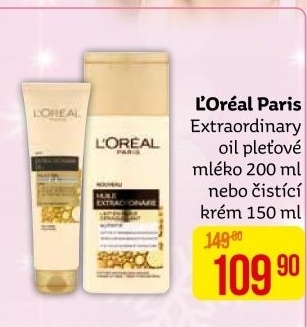 Odličovací olejové mléko Extraordinary Oil L'Oréal