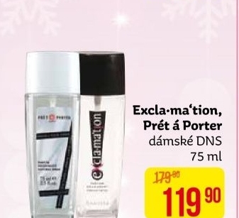Deodorant parfémovaný Exclamation