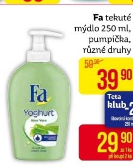 Tekuté mýdlo Fa