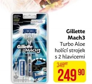 Holicí strojek pánský Gillette Mach 3 Turbo