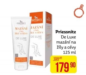 Mazání na žílya cévy De Luxe Priessnitz