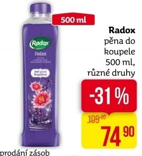 Pěna do koupele Radox