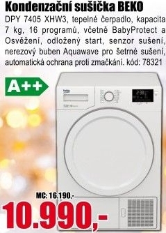 Sušička Beko DPY 7405 XHW3