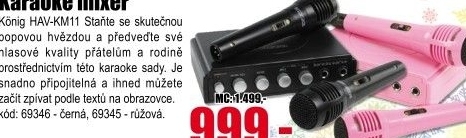 Karaoke sada König HAV-KM11