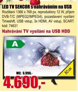 LED televize Sencor SLE 3214M4