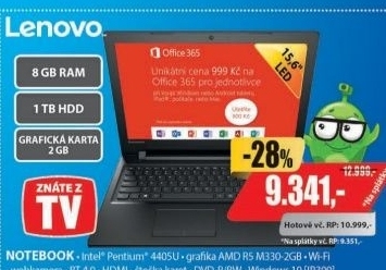IP300 15,6 N4405U 8GB 1T 2GB W10 LENOVO