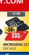 MicroSDHC 32GB CL10 SP SDC10G2 KINGSTON