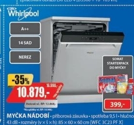 WFC 3C23 PF X MYČKAWHIRLPOOL