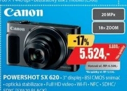 PowerShot SX620 Black CANON