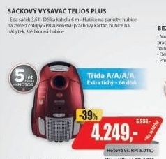 TE70 TE75011 VYSAVAČHOOVER